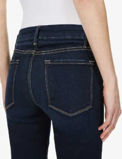 FRAME Le Crop Mini Boot Mid-rise Flared Jeans -Whistles Shop 1057 3005669 LCMB230 CABANA ALT05