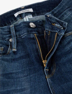 GOOD AMERICAN Good Legs Skinny High-rise Stretch Cotton-blend Jeans -Whistles Shop 1073 3005368 GAGL899 BLUE004 ALT06