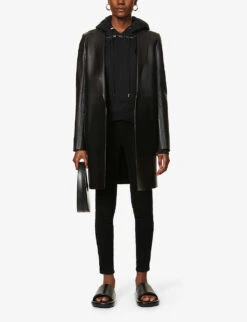 Spanx Clean Denim Skinny High-rise Stretch-denim Jeans -Whistles Shop R03640972 PITCHBLACK ALT01