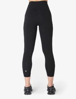 Sweaty Betty Power 7/8 Workout High-rise Stretch-jersey Leggings -Whistles Shop R03726887 BLACK ALT02