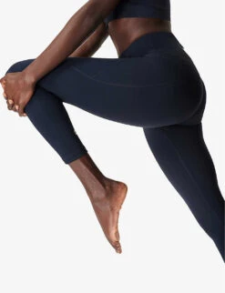 Sweaty Betty Power 7/8 Workout Stretch-jersey Leggings -Whistles Shop R03741884 NAVYBLUE ALT03