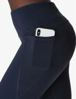 Sweaty Betty Power 7/8 Workout Stretch-jersey Leggings -Whistles Shop R03741884 NAVYBLUE ALT05