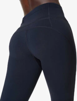 Sweaty Betty Power 7/8 Workout Stretch-jersey Leggings -Whistles Shop R03741884 NAVYBLUE ALT07