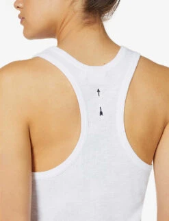 Frankie Ribbed Cotton-jersey Tank Top -Whistles Shop R03742803 WHITE ALT04