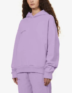 365 Signature Recycled And Organic Cotton-blend Hoody 7 365 Signature Recycled And Organic Cotton-blend Hoody -Whistles Shop R03752033 ORCHIDPURPLE ALT02