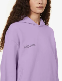 365 Signature Recycled And Organic Cotton-blend Hoody 9 365 Signature Recycled And Organic Cotton-blend Hoody -Whistles Shop R03752033 ORCHIDPURPLE ALT04
