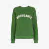 Whistles Nouveaute Embroidered Cotton-jersey Sweatshirt