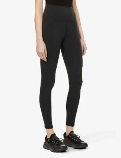Adidas By Stella Mccartney Logo-print Fitted-leg High-rise Leggings 7 Adidas By Stella Mccartney Logo-print Fitted-leg High-rise Leggings -Whistles Shop R03885224 BLACK ALT02