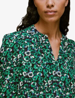 Whistles Millie Floral-print Woven Mini Dress -Whistles Shop R03899991 MULTICOLOURED ALT04