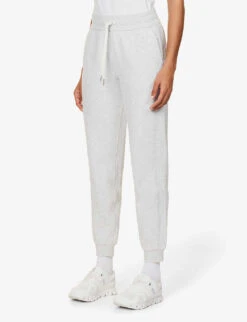 Lululemon Scuba Mid-rise Cotton-blend Jogging Bottoms -Whistles Shop R03911399 HEATHCOREULTLITGREY ALT02