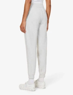 Lululemon Scuba Mid-rise Cotton-blend Jogging Bottoms -Whistles Shop R03911399 HEATHCOREULTLITGREY ALT03