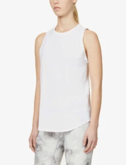 Go Lightly Stretch-woven Tank Top -Whistles Shop R03912015 WHITE ALT02