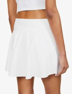 Get Moving Mid-rise Stretch-woven Skort -Whistles Shop R03912024 WHITE ALT04