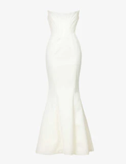 New Arrival 13 Ines Flared Satin Wedding Dress