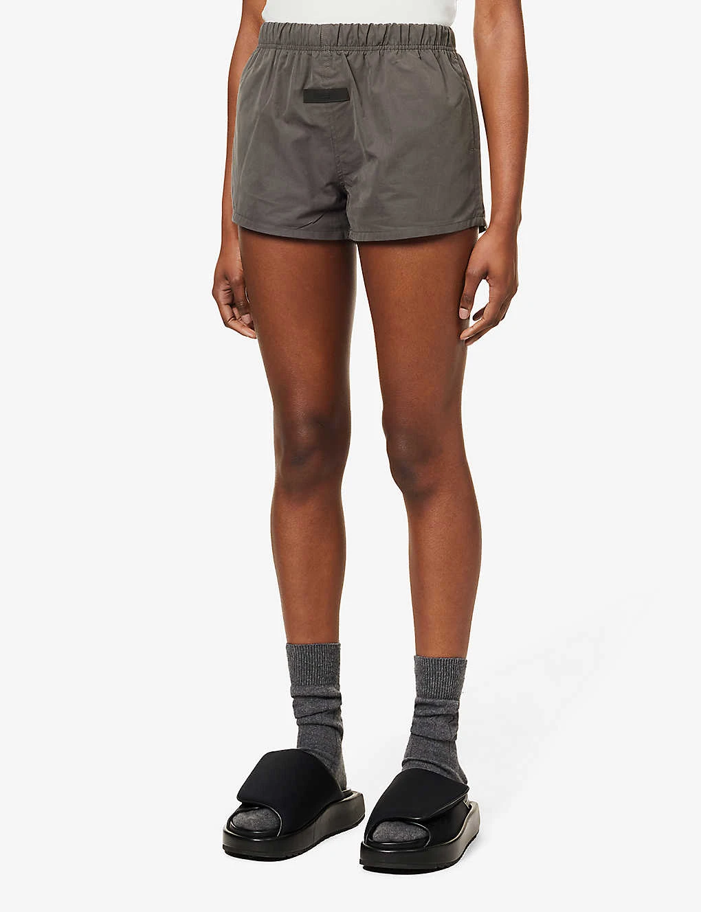 ESSENTIALS Brand-patch Cotton-blend Shorts 3 ESSENTIALS Brand-patch Cotton-blend Shorts - Image 3