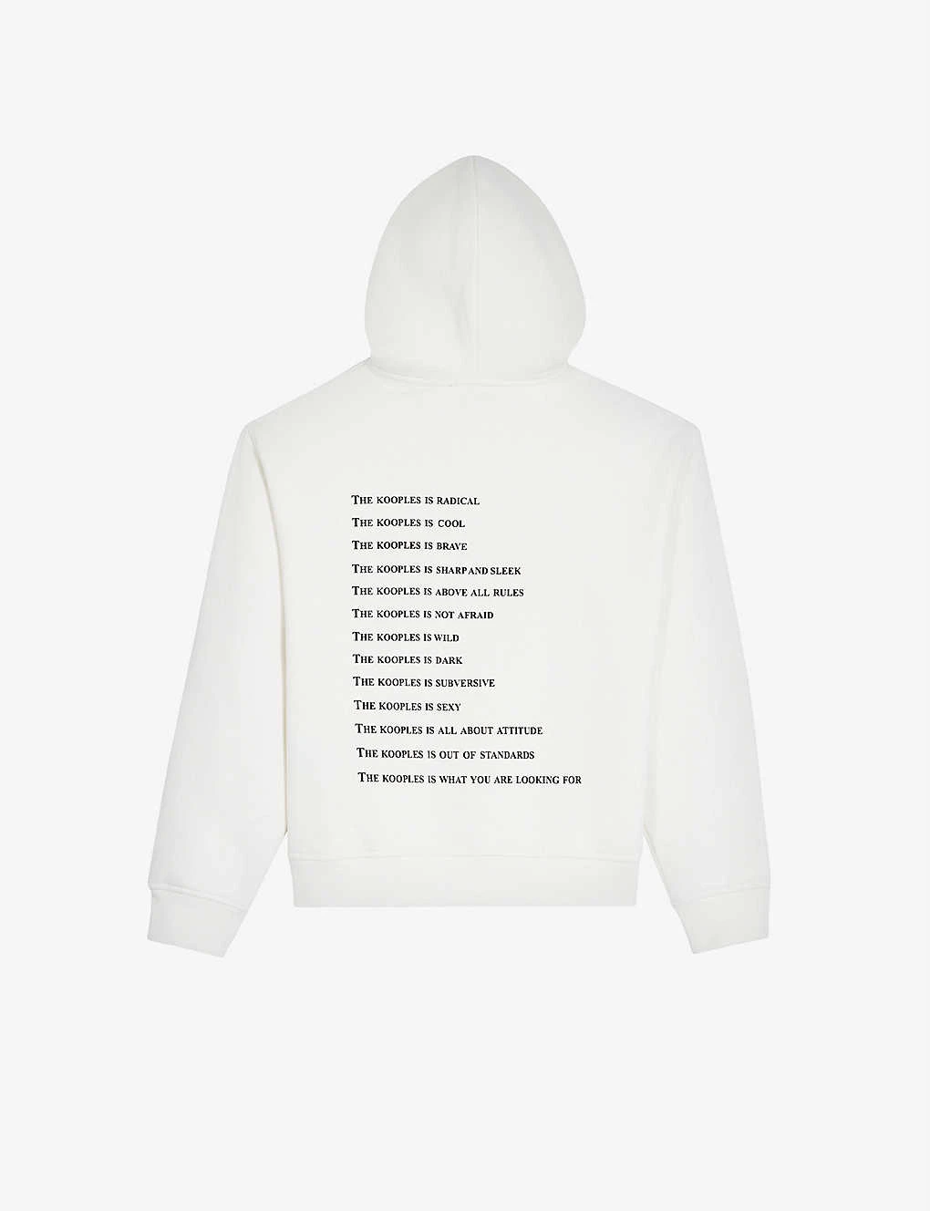 THE KOOPLES Logo-print Cotton Hoody 2 THE KOOPLES Logo-print Cotton Hoody - Image 2