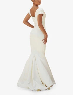 Antoinette Tulle And Satin Wedding Dress 8 Antoinette Tulle And Satin Wedding Dress -Whistles Shop R03998253 IVORY ALT03