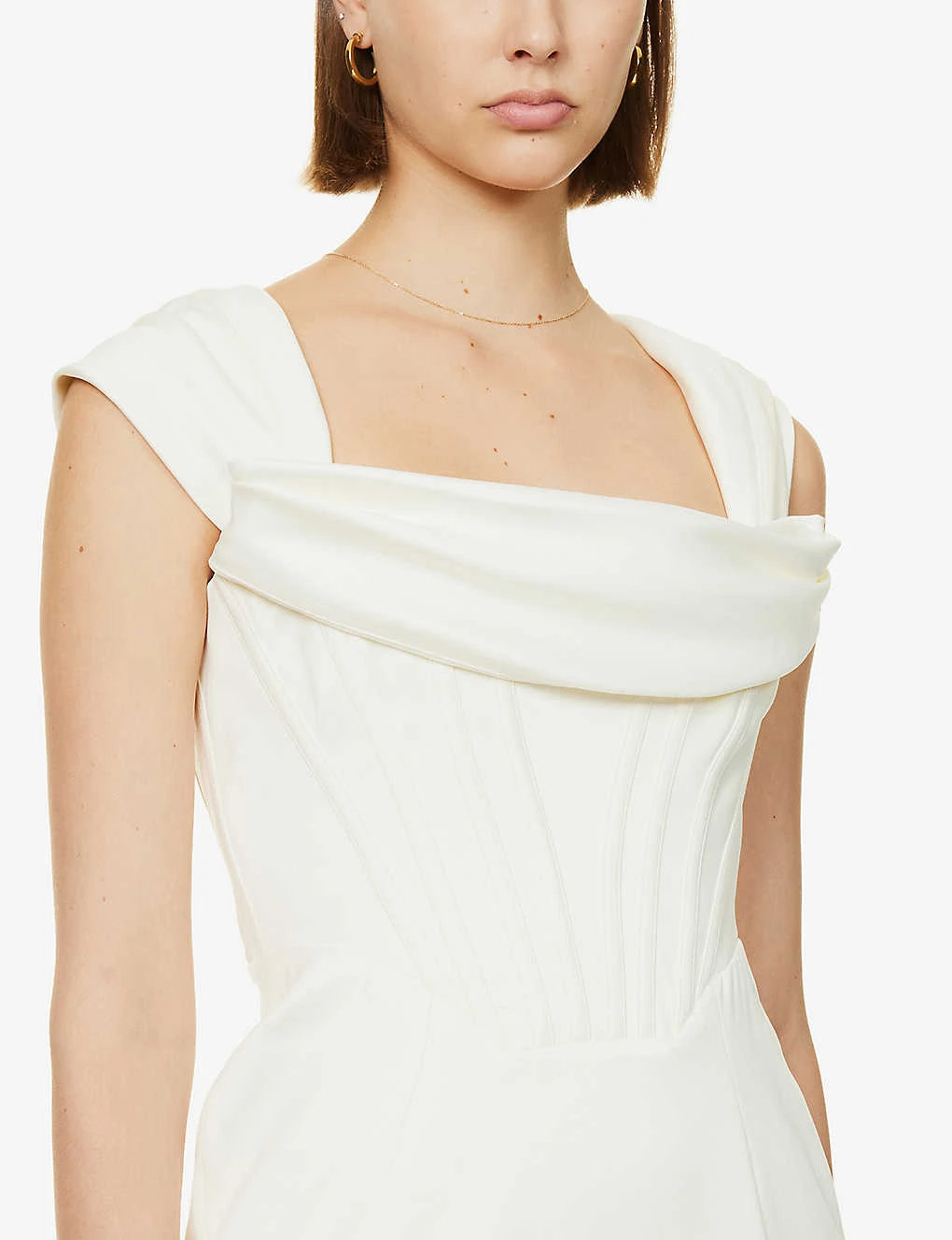 Antoinette Tulle And Satin Wedding Dress 5 Antoinette Tulle And Satin Wedding Dress - Image 5