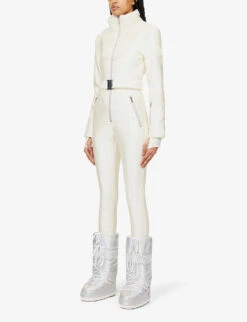 Sherpa Slim-fit Stretch-woven Jumpsuit -Whistles Shop R04010568 CREAM ALT02