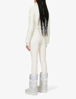 Sherpa Slim-fit Stretch-woven Jumpsuit -Whistles Shop R04010568 CREAM ALT03