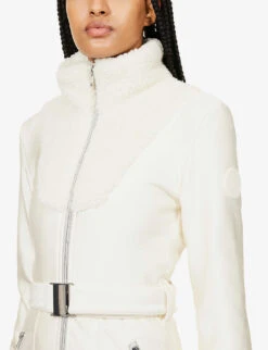 Sherpa Slim-fit Stretch-woven Jumpsuit -Whistles Shop R04010568 CREAM ALT04