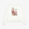 Ted Baker Printty Deer-embroidery Cotton Sweatshirt