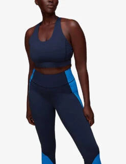 Whistles Panel-detail Recycled-nylon Sports Leggings -Whistles Shop R04056301 MULTICOLOURED ALT02