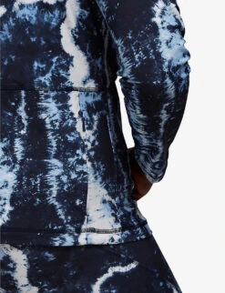 Whistles Tie-dye Print Recycled-nylon Long-sleeve Sports Top -Whistles Shop R04056304 MULTICOLOURED ALT04