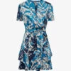 Reiss Posey Ditsy-print Woven Mini Dress