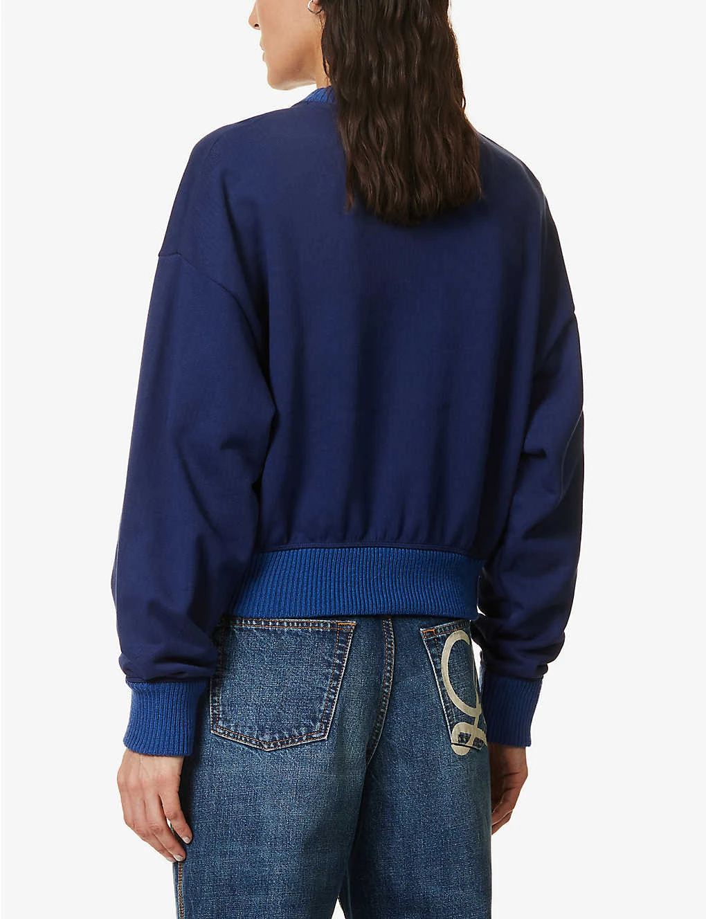 Loewe Logo-print Relaxed-fit Cotton Sweatshirt 4 Loewe Logo-print Relaxed-fit Cotton Sweatshirt - Image 4