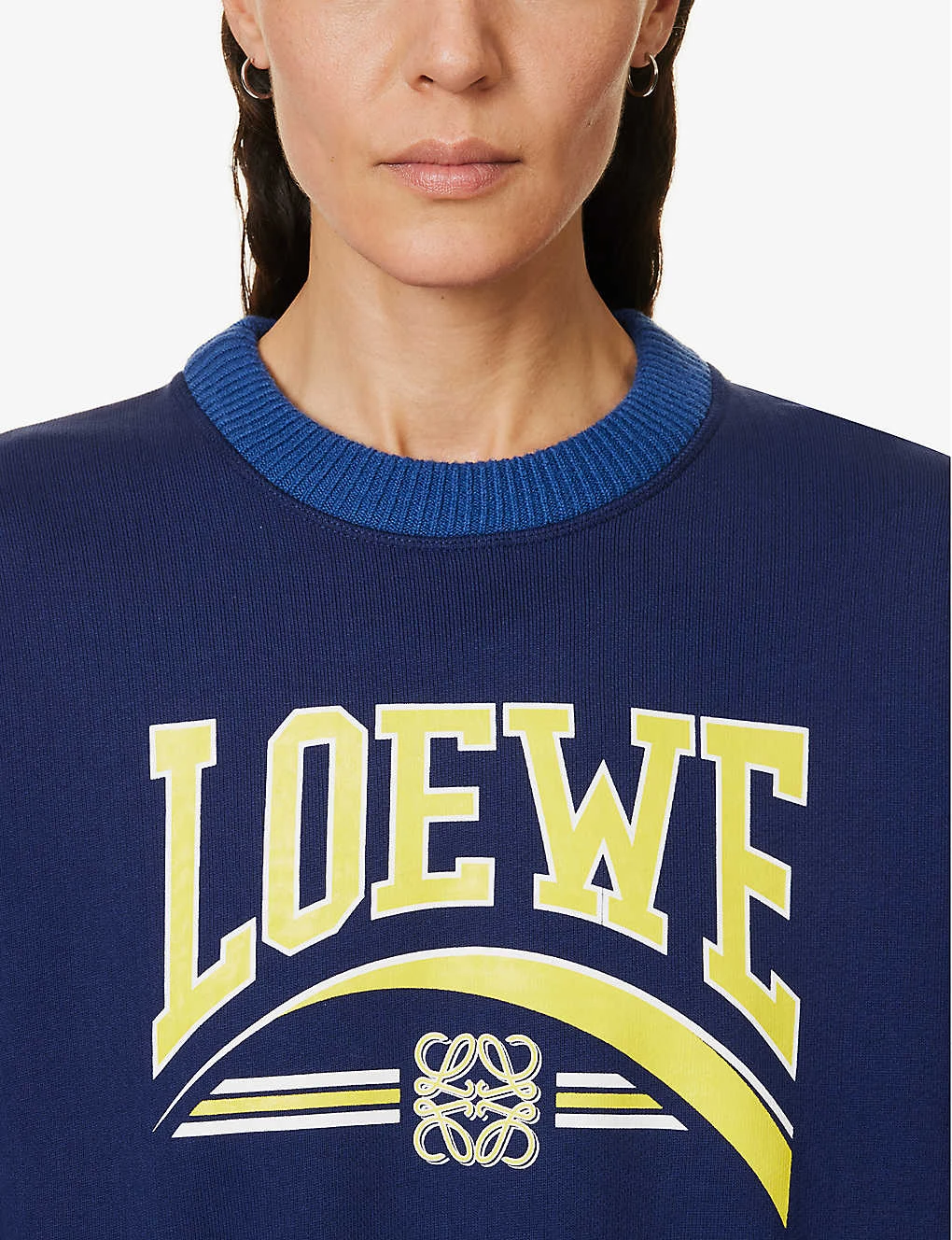Loewe Logo-print Relaxed-fit Cotton Sweatshirt 5 Loewe Logo-print Relaxed-fit Cotton Sweatshirt - Image 5