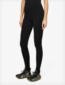 Lululemon Base Pace High-rise Stretch-woven Leggings -Whistles Shop R04082310 BLACK ALT02