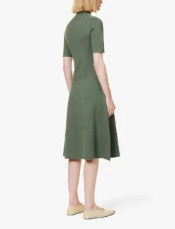 Joseph Dress Silk Stretch 8 Joseph Dress Silk Stretch -Whistles Shop R04095100 DARKSAGE ALT03