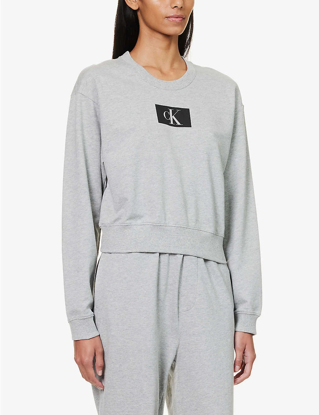 Calvin Klein 1996 Lounge Logo-print Cotton And Recycled-cotton Sweatshirt 3 Calvin Klein 1996 Lounge Logo-print Cotton And Recycled-cotton Sweatshirt - Image 3