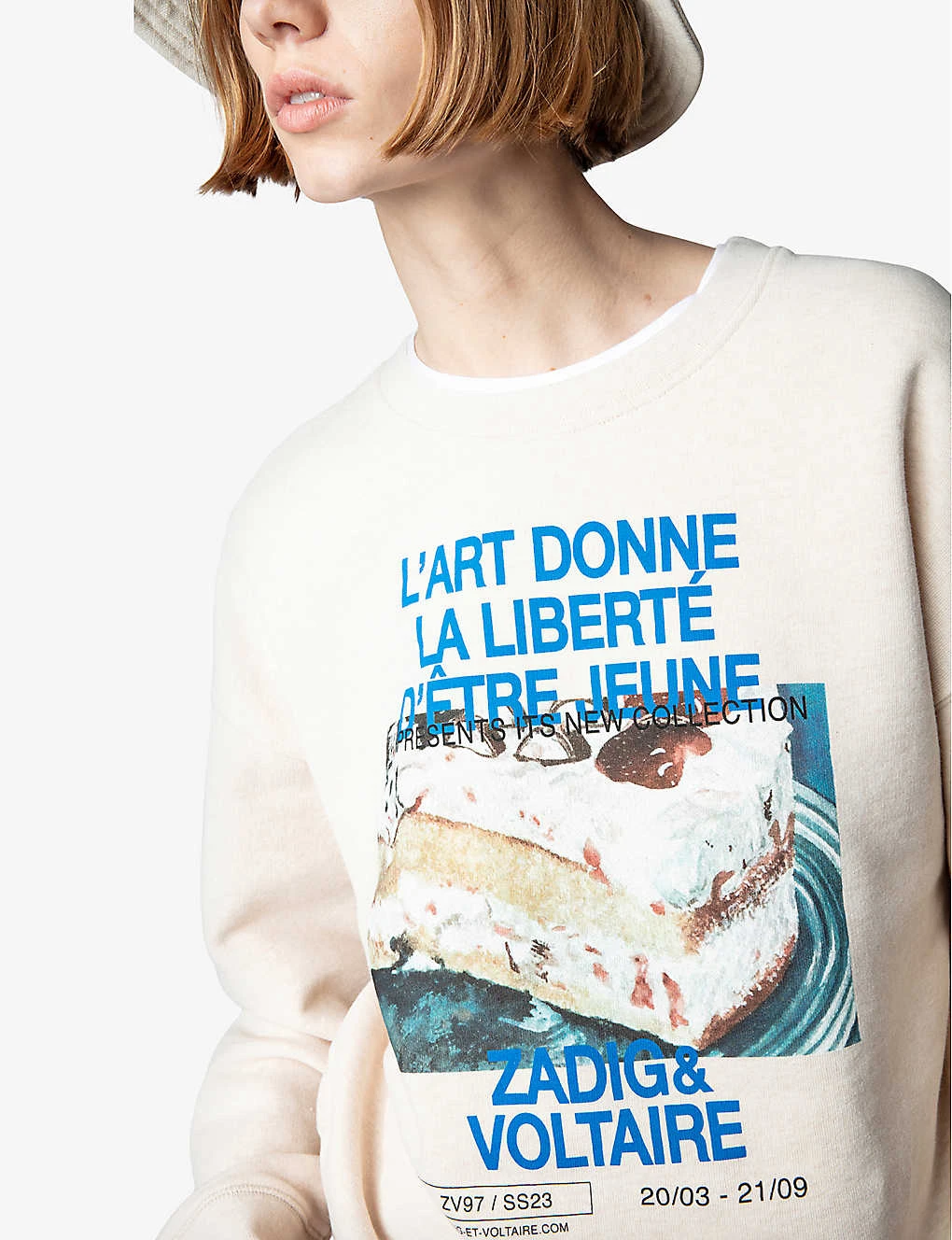 Zadig & Voltaire Judy Photoprint Cotton-blend Sweatshirt 5 Zadig & Voltaire Judy Photoprint Cotton-blend Sweatshirt - Image 5