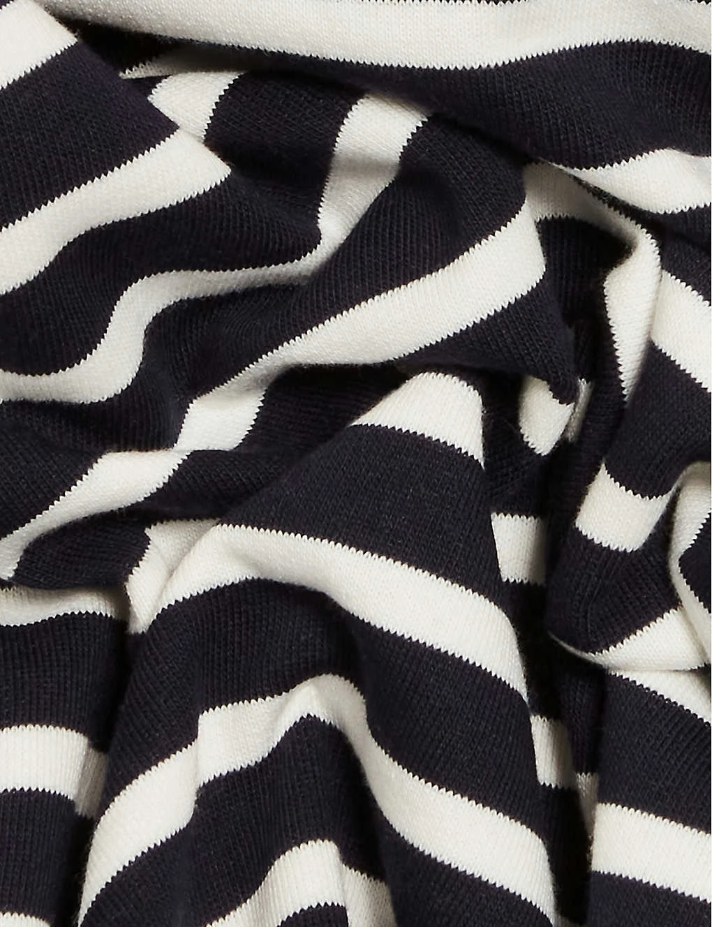 CLAUDIE PIERLOT Striped Knitted Cotton-blend Polo Shirt 6 CLAUDIE PIERLOT Striped Knitted Cotton-blend Polo Shirt - Image 6