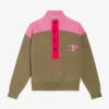 CLAUDIE PIERLOT Minimum Contrast-coloured Knitted Sweatshirt