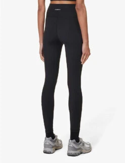 Ultimate Wrap-over High-rise Stretch-woven Leggings 8 Ultimate Wrap-over High-rise Stretch-woven Leggings -Whistles Shop R04104627 BLACK ALT03