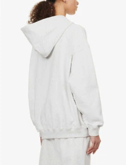 Outdoors Oversized Cotton Hoody -Whistles Shop R04111543 LIGHTGREYMELANGE ALT03