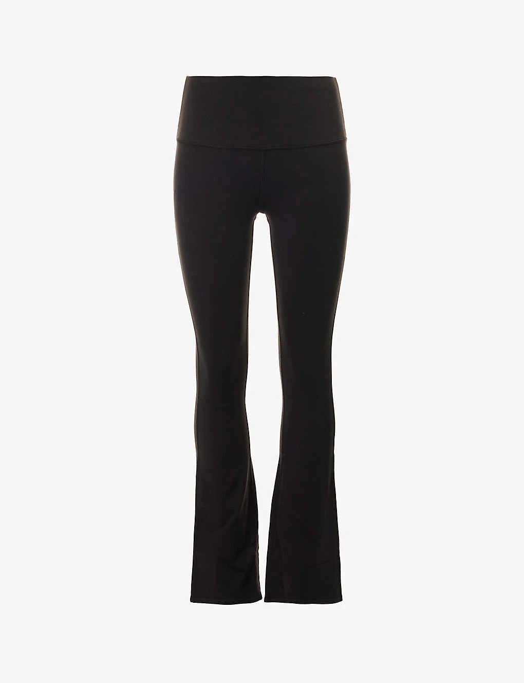 Airbrush Flared-leg High-rise Stretch-woven Leggings 1 Airbrush Flared-leg High-rise Stretch-woven Leggings