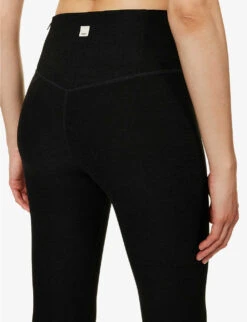 Vuori Elevation High-rise Recycled Polyester-blend Leggings 9 Vuori Elevation High-rise Recycled Polyester-blend Leggings -Whistles Shop R04114823 BLACKHEATHER ALT04