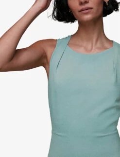 Whistles Tie Back Stretch-crepe Maxi Dress 10 Whistles Tie Back Stretch-crepe Maxi Dress -Whistles Shop R04118636 ALT04