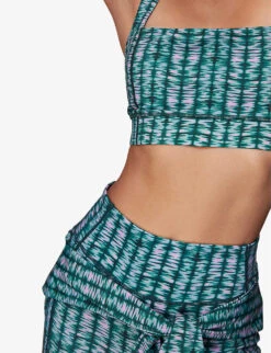 Whistles Abstract-print Square-neck Stretch-recycled Nylon Sports Bra -Whistles Shop R04119052 MULTICOLOURED ALT04