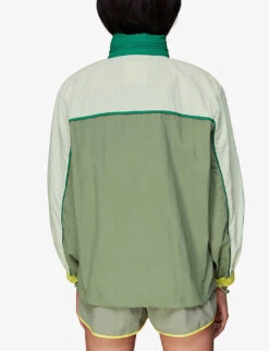 Whistles Colour-blocked Hooded High-neck Stretch-shell Jacket -Whistles Shop R04119057 MULTICOLOURED ALT03