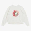 Ted Baker Marene Floral-print Embroidered Stretch-woven Sweatshirt