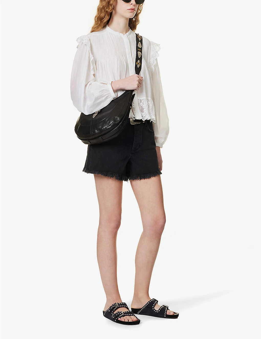 Paige Noella High-rise Denim Shorts 2 Paige Noella High-rise Denim Shorts - Image 2