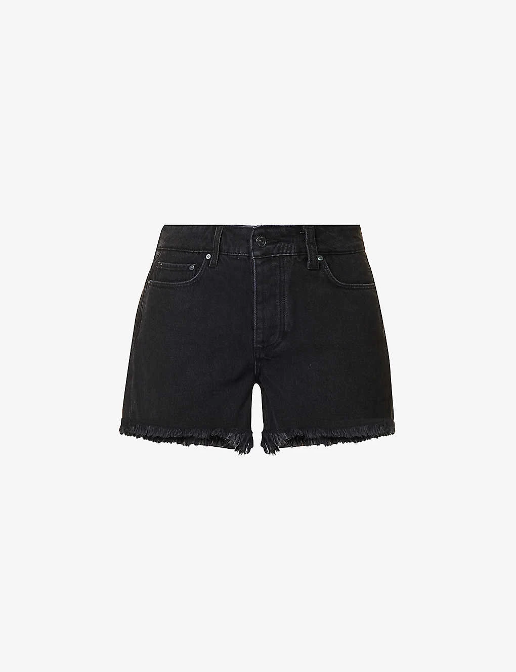 Paige Noella High-rise Denim Shorts 1 Paige Noella High-rise Denim Shorts