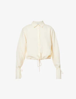 Toteme Boxy-fit Drawstring Hem Woven Shirt