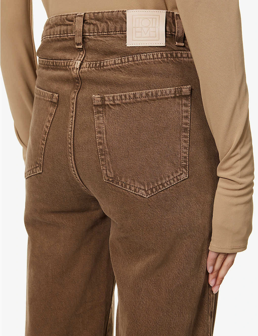 Toteme Tapered-leg High-rise Organic-denim Jeans 6 Toteme Tapered-leg High-rise Organic-denim Jeans - Image 6