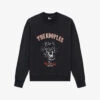 THE KOOPLES Brand Screen Print Cotton-jersey Sweatshirt